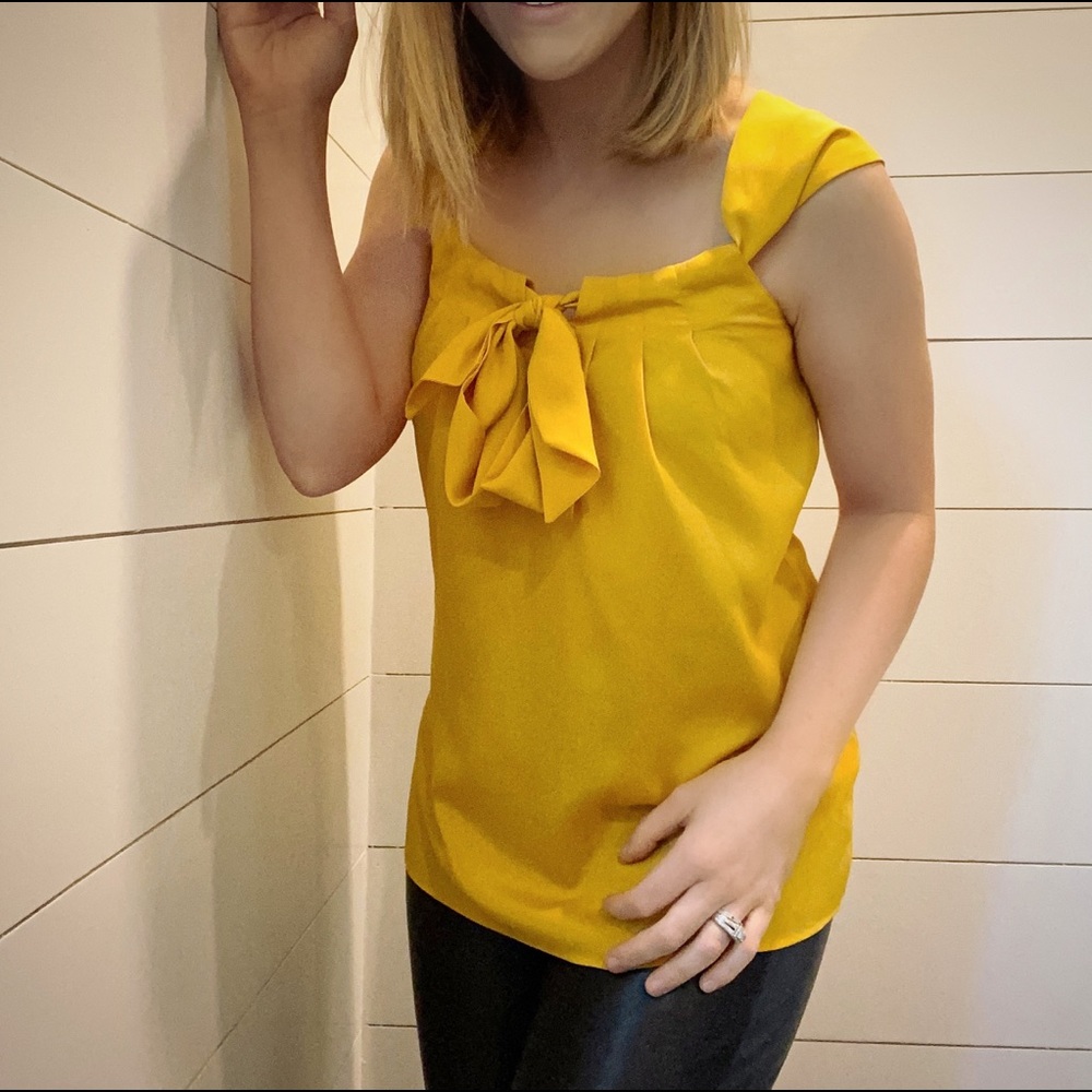 Banana Republic Golden Yellow Blouse